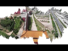 De tempel Verglaasde Tegel van het het Gebruiks Traditionele Chinese Dak van Gazebo van Daktegels