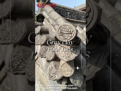 Brandbestendig Grijs Chinese klei dakpannen voor China Tempel Pagode Tuin Gebouw