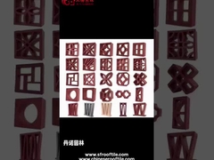 Muurversiering Terracotta Holle Briesblokken Frostbestand