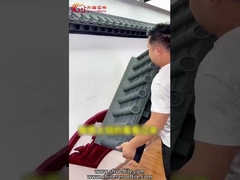 Lichte Chinese traditionele plastic daktegels voor de muur