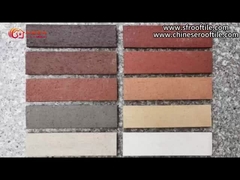 Productie van dunne bakstenen