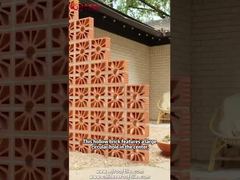 Sun Flower Design Decorative Material Terracotta Air Brick Facade Breeze Block for Sale
