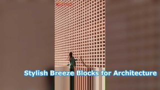 Moderne terracotta Breeze-blokken voor stijlvolle wanddecoratie