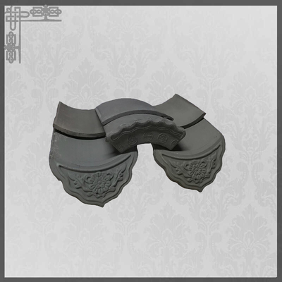 kwaliteit  Asian Pavilion Unglazed Chinese Clay Roof Tiles Grey Mold Matt Temple Flat Fabriek