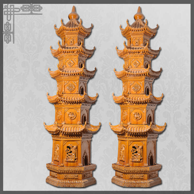 Pas van de het Dakdecoratie van de Groottekleur de Chinese Reusachtige Snijdende Pagode aan