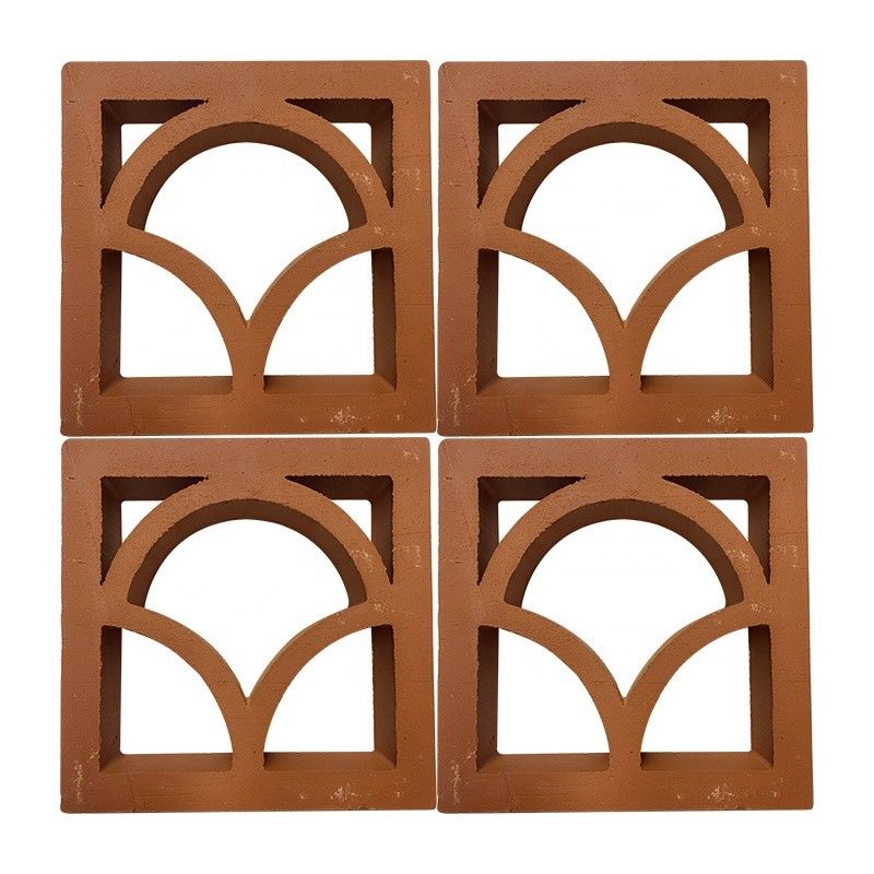 Fabrikant van terracotta Breeze-blokken Decoratieve holle kleistenen voor gevels en tuinmuren