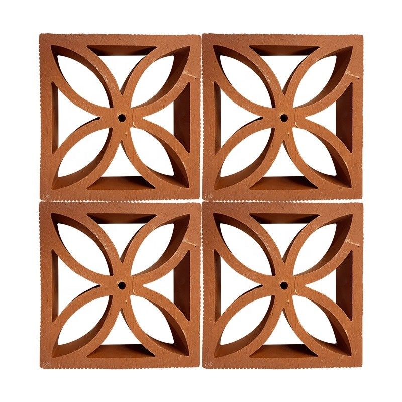 Fabrikant van terracotta Breeze-blokken Decoratieve holle kleistenen voor gevels en tuinmuren