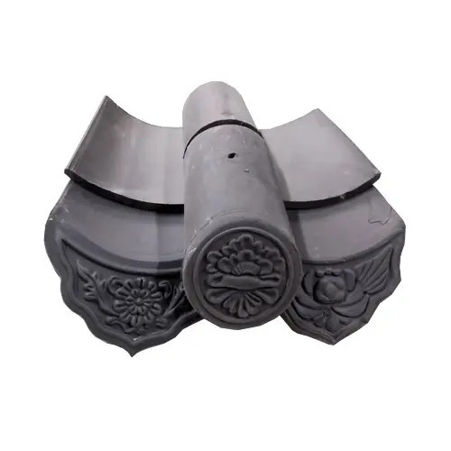 Tempeldaktegels voor traditionele architectuur Japanse Chinese Koreaanse klei dakbedekking Ridge Tile dak ornament