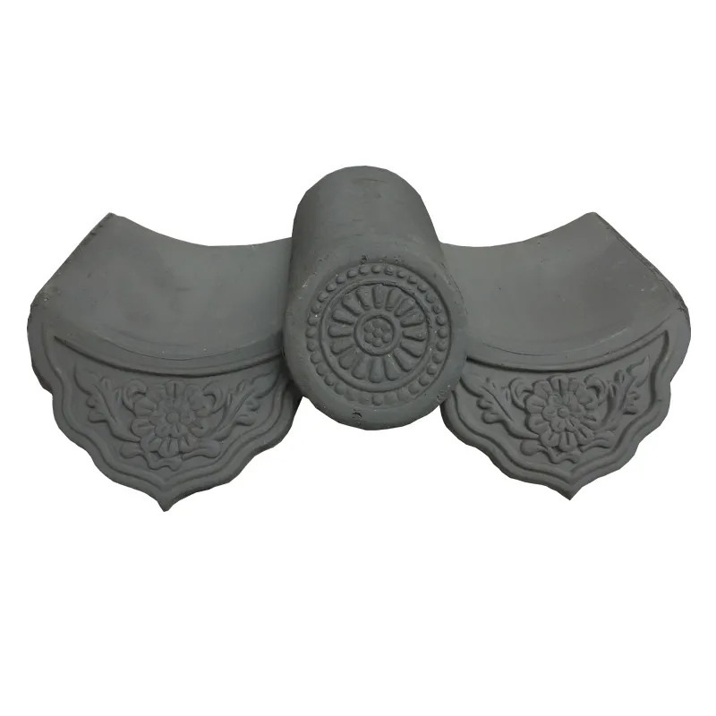 Tempeldaktegels voor traditionele architectuur Japanse Chinese Koreaanse klei dakbedekking Ridge Tile dak ornament