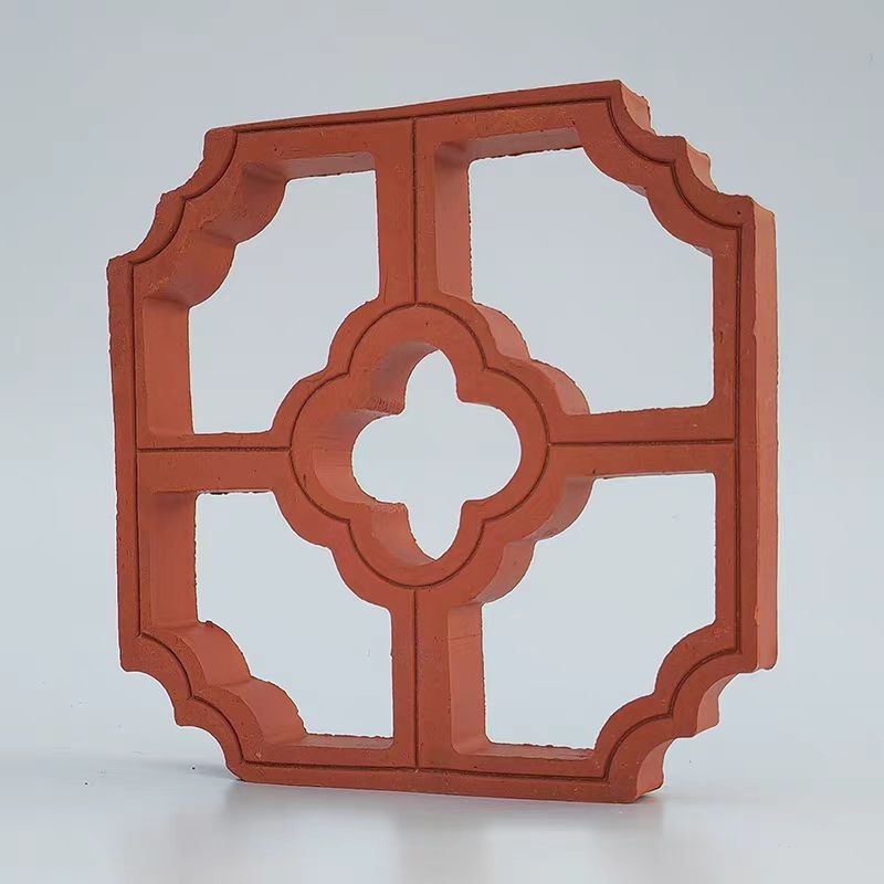 Geometrische bries Terracotta Muurstenen Block Decoratie Buitenpaneel Muur Gebouw Gevel bekleding