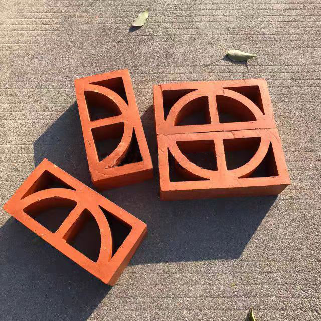 Natuurlijke terracotta holle klei blokken baksteen materiaal gebouw wandpanelen decoratieve bries