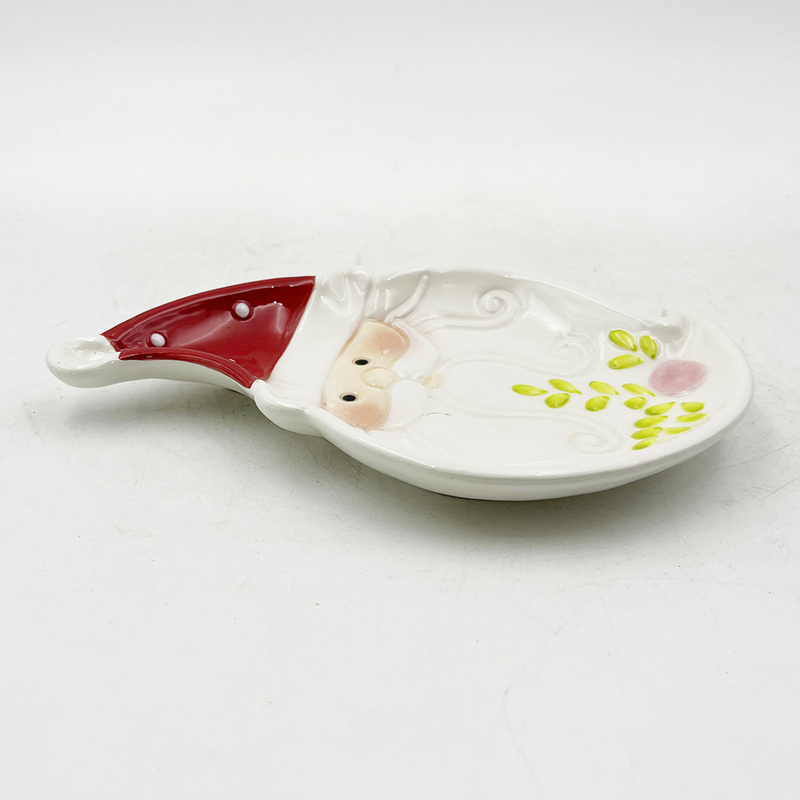 Kerstmis Keramische taart Koekjes Plaat Geschenken Porselein Vakantie Decoratieve Dinerware