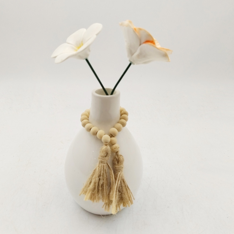 Op maat gemaakte moderne tafelversiering Keramische bloemenbak Handgemaakte glazuur en matte aardewerk Bud Vase voor huisversiering