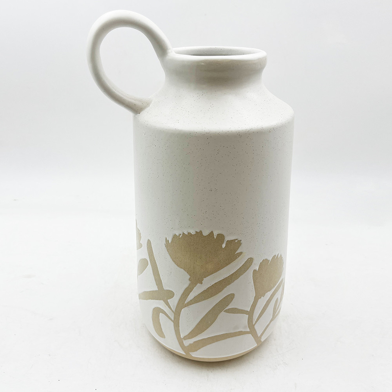 Vintage pottenbakker voor huisversiering Keramische vaas Moderne boerderij Rustieke Boho