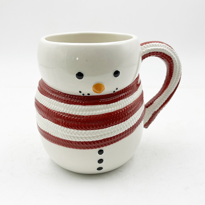 Kerst Series Koffie Water Melk Sneeuwman Cup schattig kerstbeker Keramische mok voor cadeautjes Home Decoratie