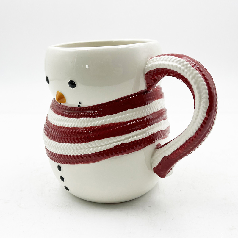 Kerst Series Koffie Water Melk Sneeuwman Cup schattig kerstbeker Keramische mok voor cadeautjes Home Decoratie