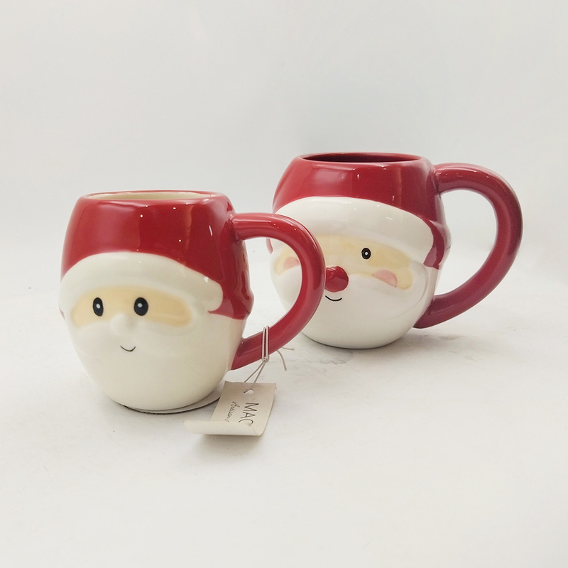 Leuke keramische dieren 3D-gezichtsbekertjes met de hand geschilderde nieuwheid koffiebeker voor cadeautje thuisrestaurant
