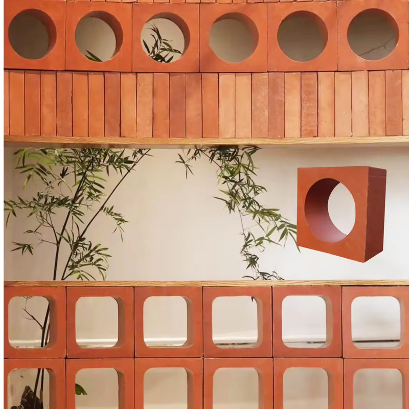 Installatie zonder inspanning en minimaal onderhoud Terracotta briesblokken voor een eenvoudig ontwerp