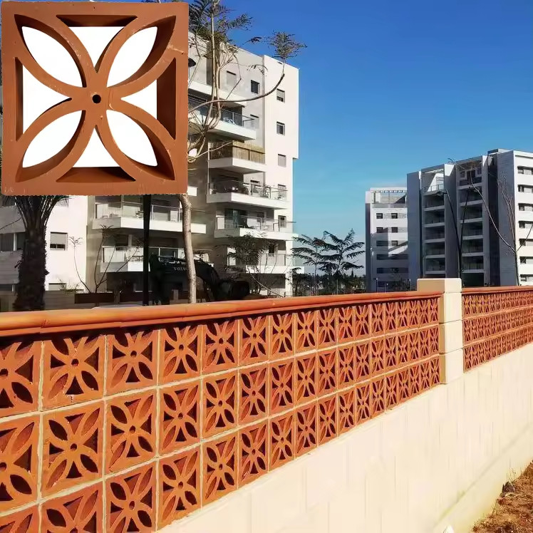 Terracotta-scherm Briesblokken veelzijdig voor het maken van decoratieve afschermingen schermen en muren