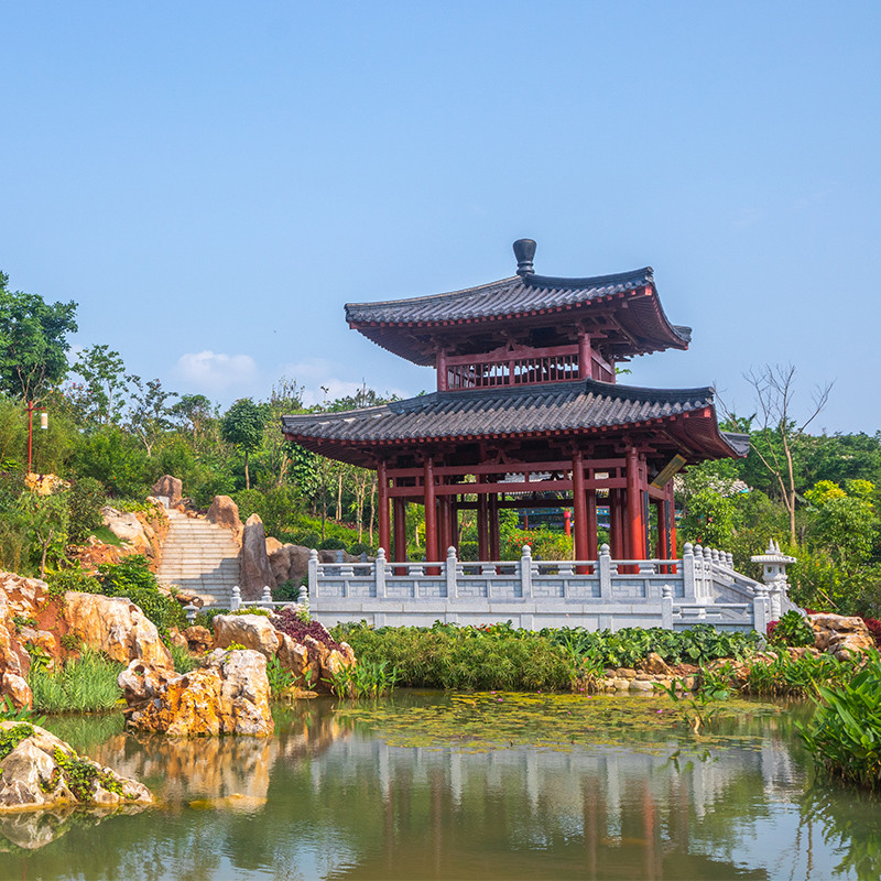 Traditionele Chinese grijze klei dakpannen Superior dakmateriaal voor traditionele Aziatische stijl gebouwen