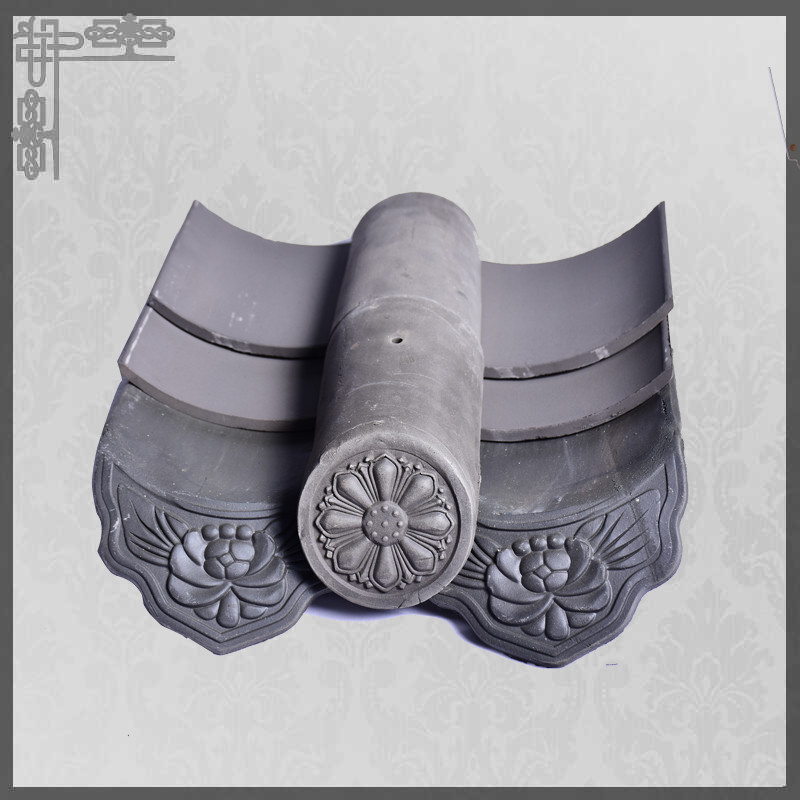 Traditionele Chinese grijze klei dakpannen Superior dakmateriaal voor traditionele Aziatische stijl gebouwen