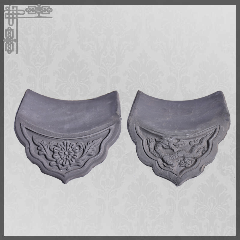 Traditionele Chinese grijze klei dakpannen Superior dakmateriaal voor traditionele Aziatische stijl gebouwen