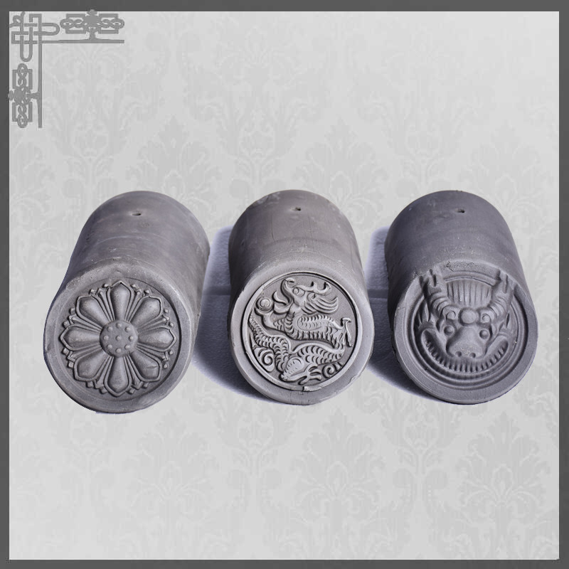 Traditionele Chinese grijze klei dakpannen Superior dakmateriaal voor traditionele Aziatische stijl gebouwen
