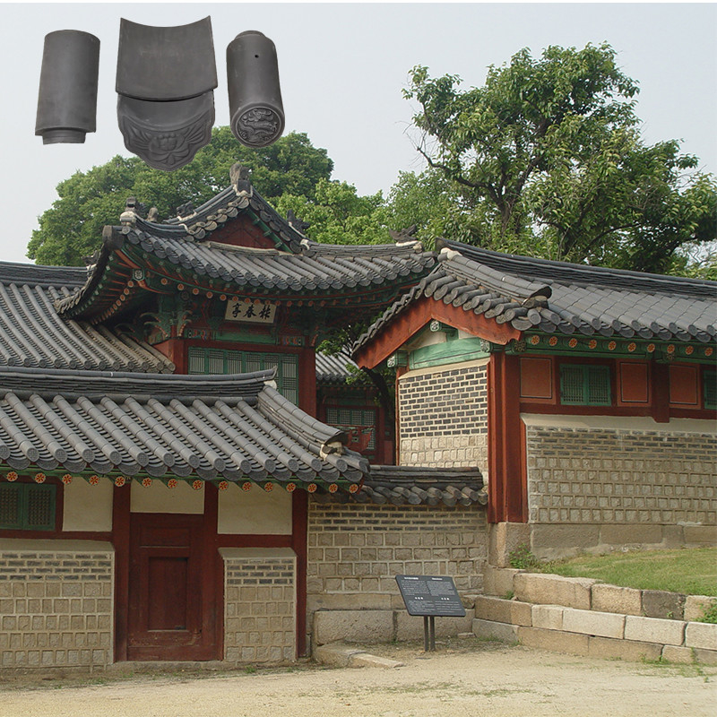 Antieke Chinese daktegels van terracotta Traditioneel Aziatisch dakmateriaal van klei voor hotels villa's