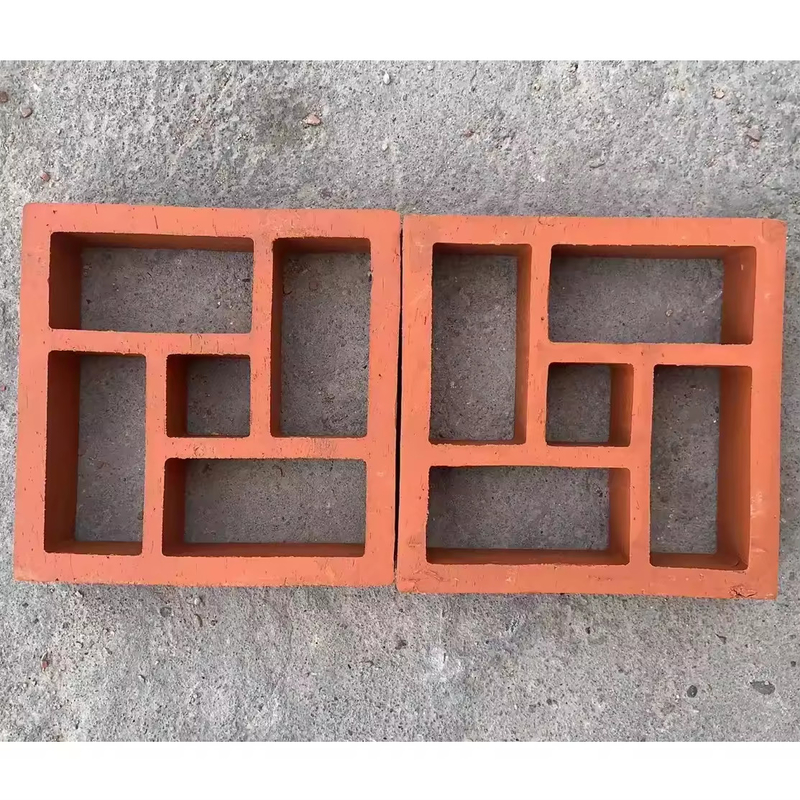 Briesblokken Voor wanddecoratie Geometrisch patroon Terracotta klei Ventilatie Baksteen Plafond Holle Decoratie
