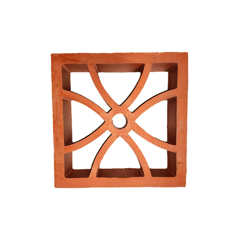 Firebrick vuurvaste lichtgewicht modern ontwerp binnenplaats buitenkant holle klei holle terracotta briesblok