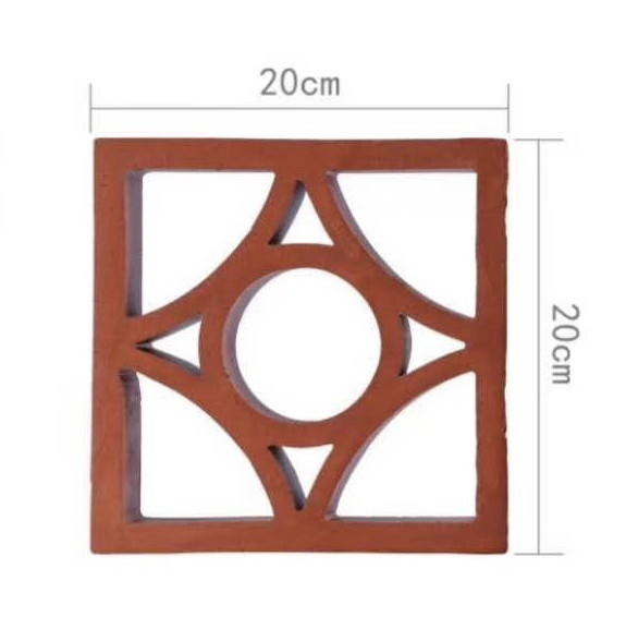 Buitenverzorging Muur Holle Briesblok Terracotta Ventilatie Klei stenen