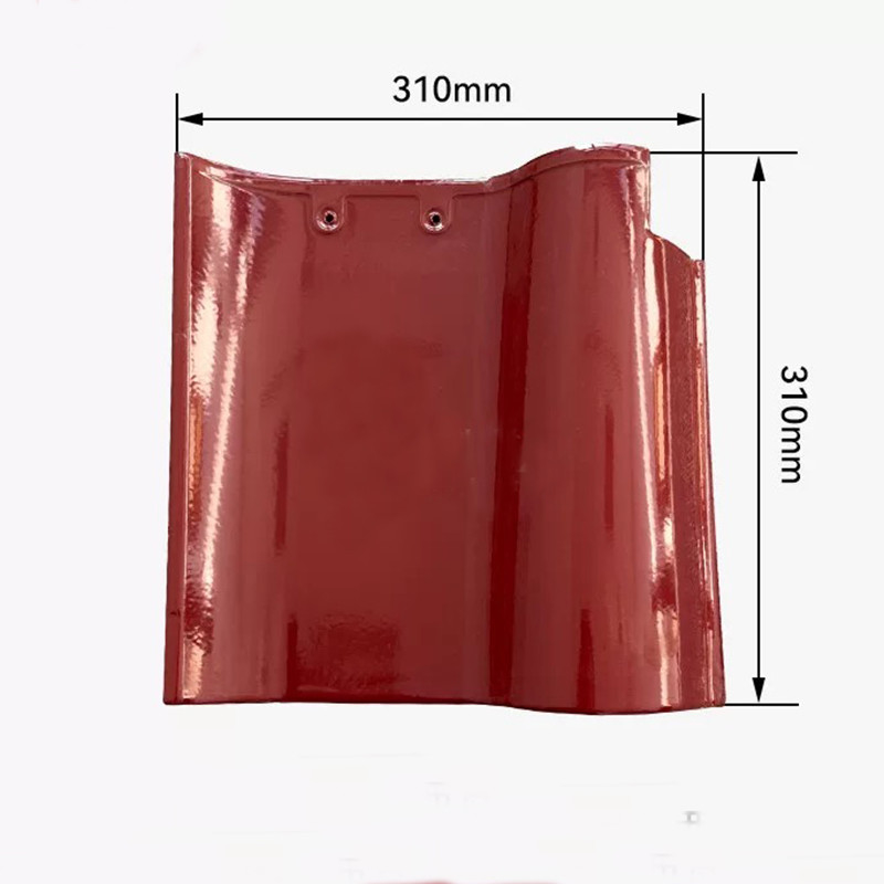 Premium S-Curve Spaanse daktegel Classic Rood Hoogwaardige keramische weerbestendige ontwerp Perfect voor traditionele huis