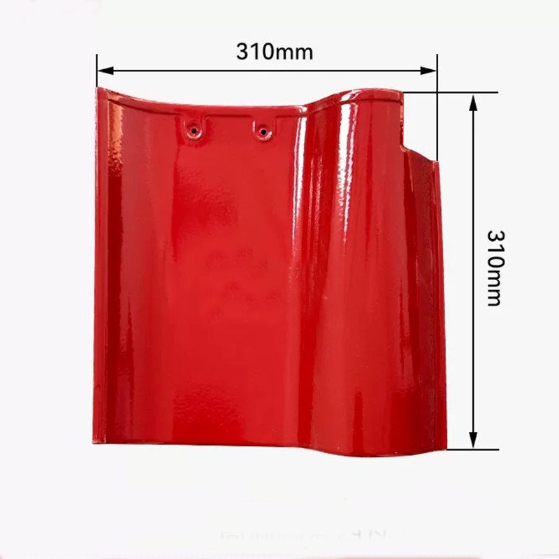 Premium S-Curve Spaanse daktegel Classic Rood Hoogwaardige keramische weerbestendige ontwerp Perfect voor traditionele huis