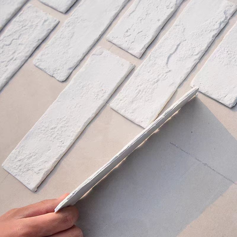Travertijn Look Flexible MCM Soft Stone Wall Facing Veneer Voor buitenmuur decoratie Duurzame flexibele keramische tegels