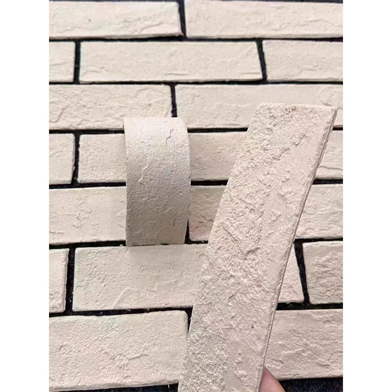 Travertijn Look Flexible MCM Soft Stone Wall Facing Veneer Voor buitenmuur decoratie Duurzame flexibele keramische tegels