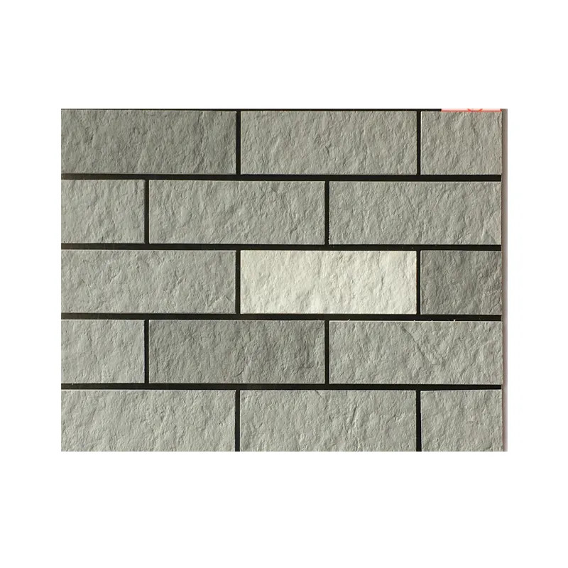 Classic Brown Brick Look Flexible Soft Stone Wall Tile For School Exterior Wall Decoration 3mm Thin Fireproof MCM Steen
