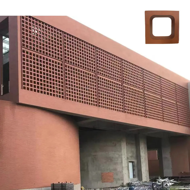 Klassieke patroonontwerp Wandbekleding Decor Terracotta Cement Ventilatie Briesblok