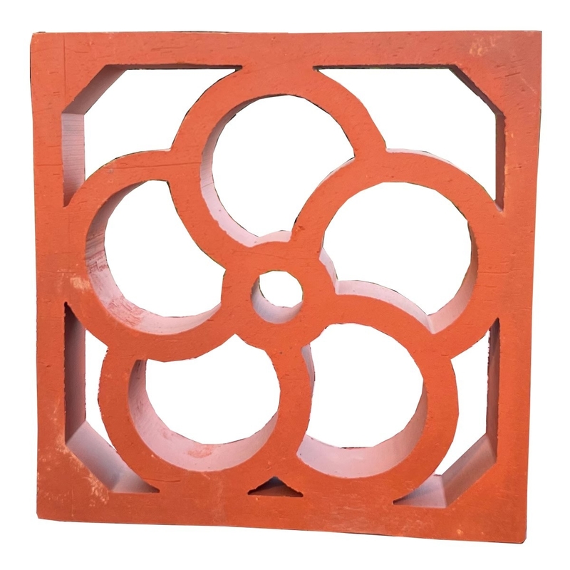 Terracotta Jali Breeze Block Decoratieve tegels Buitenmuur Gebouwsteen 200*200mm
