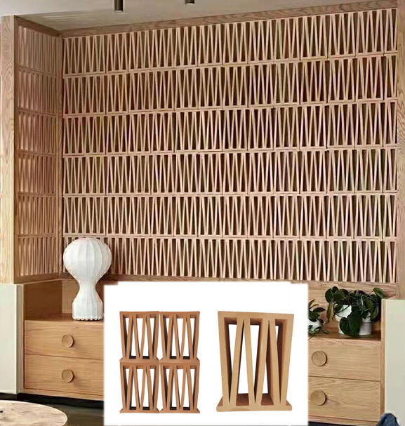 Matt oppervlak Terracotta bries blokken panelen voor M-vormige gele klei stenen en windscherm tegels
