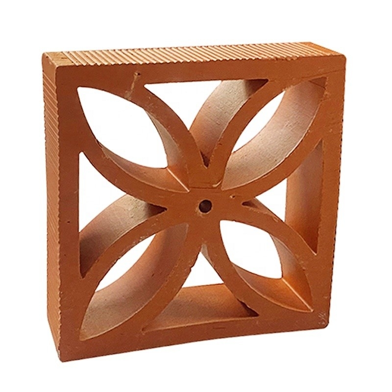 Rood geperforeerde terracotta brandbakstenen Traditionele Chinese stijl Decoratieve ramen Holle bakstenen
