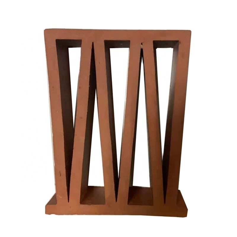 800 Centigrade Warmte-isolatie Rood Terracotta Breeze View Klei Gebouwblok Voor Modern Decoratief Buitenmuur Bekijk