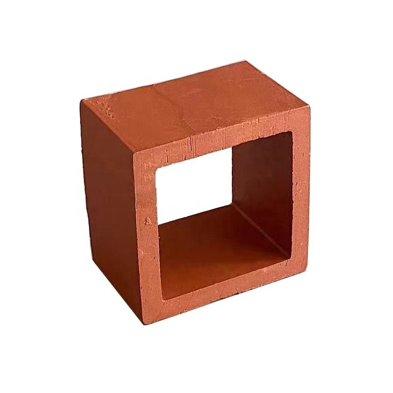 Terracotta Wand Bries Blocks Warmte-isolatie 800 Centigrade Rode baksteen School Gebouw Decoratie Materiaal