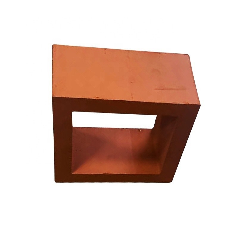 Terracotta Wand Bries Blocks Warmte-isolatie 800 Centigrade Rode baksteen School Gebouw Decoratie Materiaal