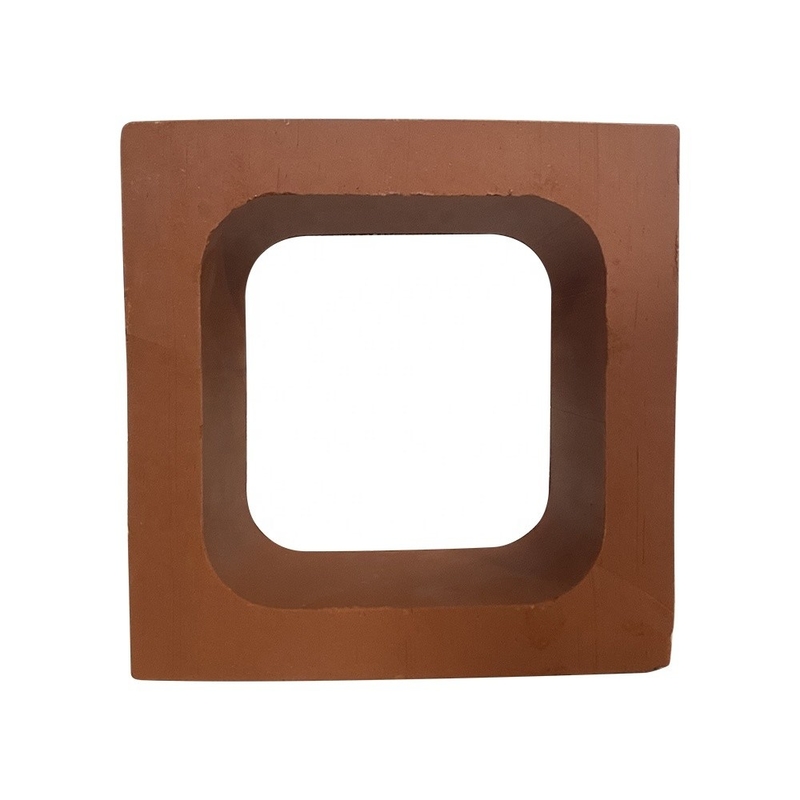 Terracotta Wand Bries Blocks Warmte-isolatie 800 Centigrade Rode baksteen School Gebouw Decoratie Materiaal