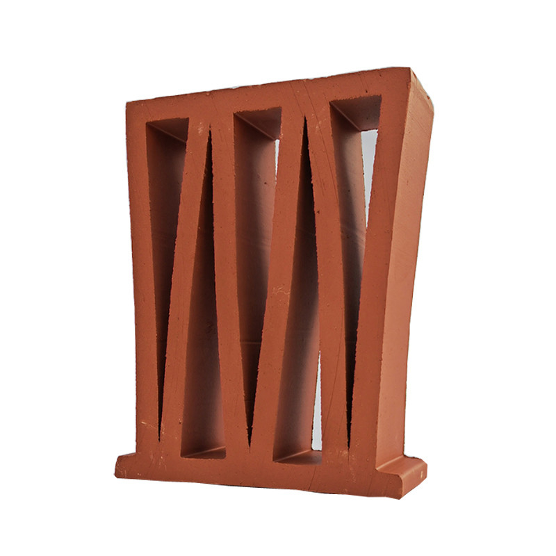 Terracotta Breeze Block Mould M Shape Wall Panel Interieur Decoratieve Vuurstenen Voor Buiten Perforated Decoratie Design
