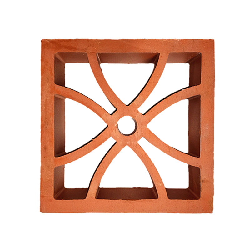 Terracotta holle baksteen voor decoratieve wandpanelen in hotel- en schoolgebouwen
