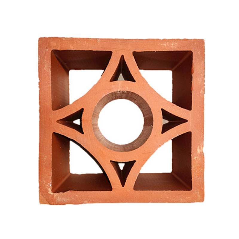 Terracotta holle baksteen voor decoratieve wandpanelen in hotel- en schoolgebouwen