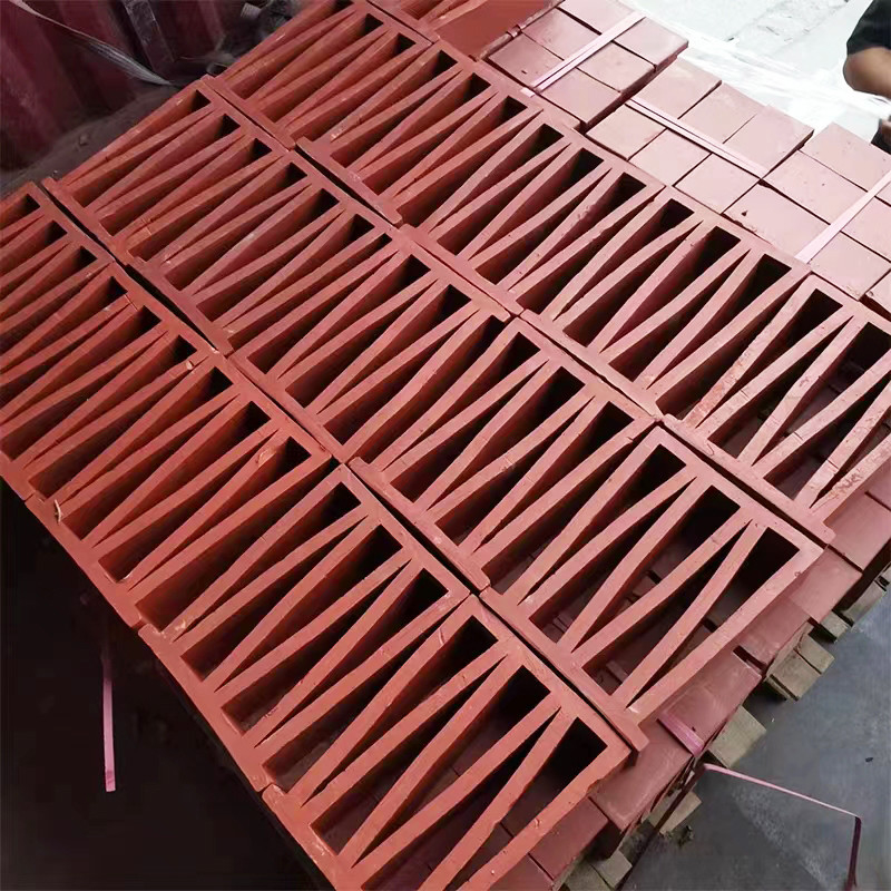 Matt oppervlak gesinterd techniek decoratieve bakstenen wandblokken voor ventilatie in café en Chinees restaurant interieurontwerp