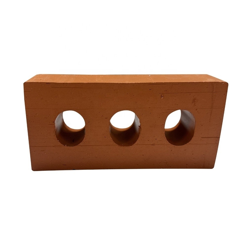 Terracotta huis bouwblok decoratief materiaal rechthoekig hol geperforeerd baksteen buiten