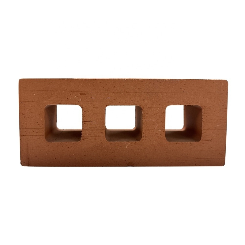 Terracotta huis bouwblok decoratief materiaal rechthoekig hol geperforeerd baksteen buiten